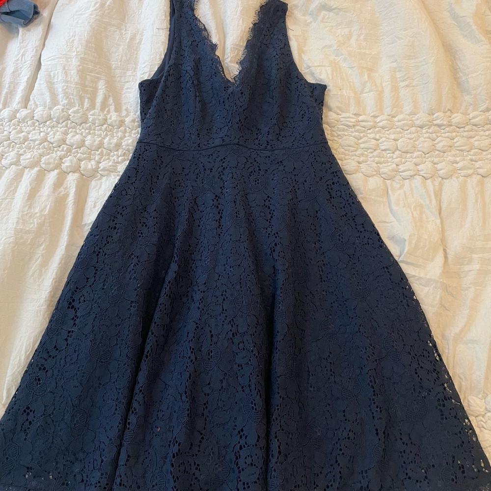 Lace mini dress